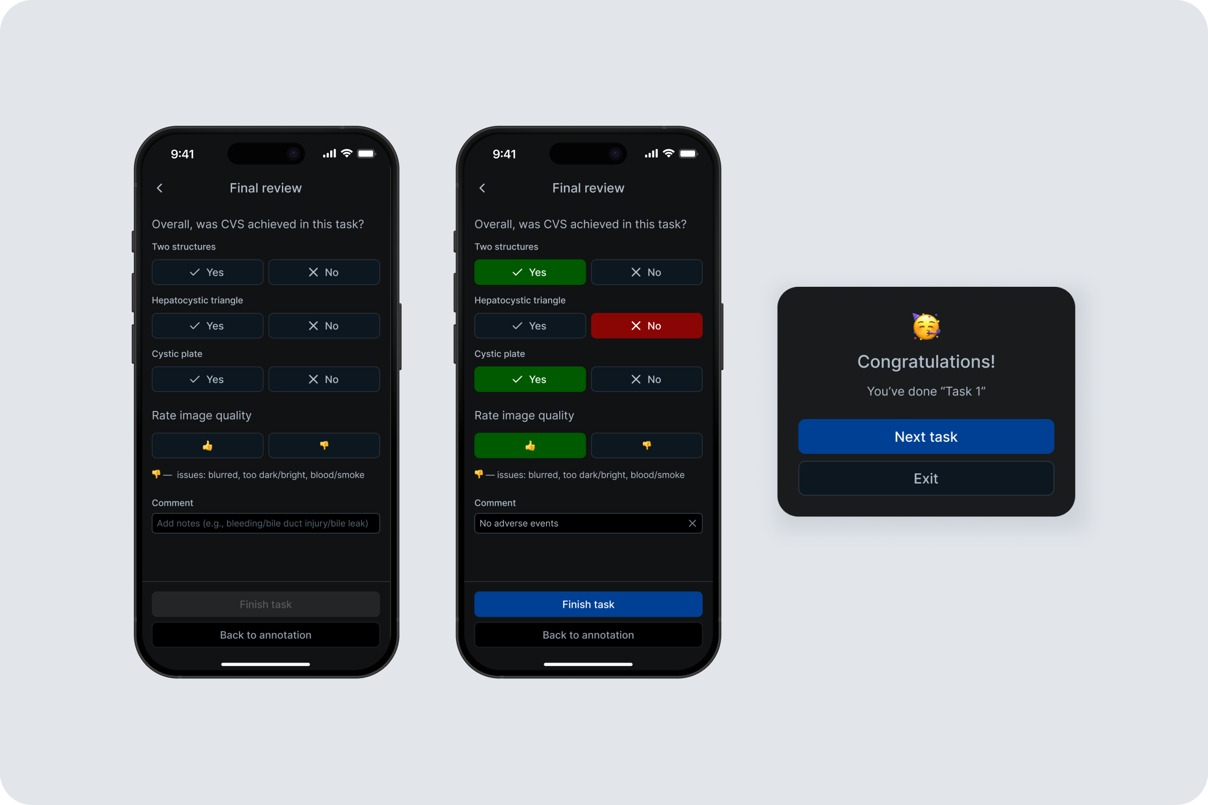 MVP v1: Video-based tasks